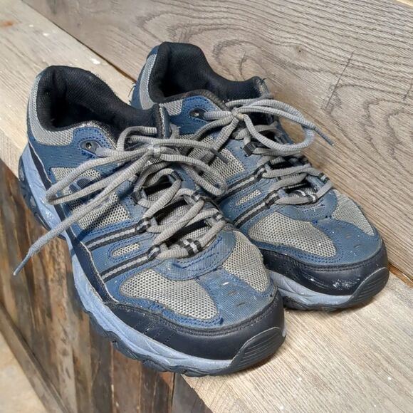 Mens Sketchers -After Burn- Memory Foam Tennis Shoes Size 9.5 - Picture 1 of 9